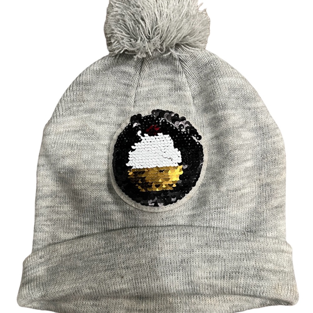 Beanie emoji sequin
